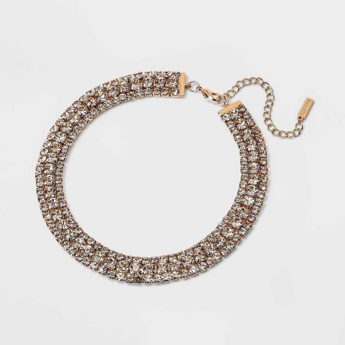 SUGARFIX by BaubleBar Crystal Collar Necklace - Gold | Target