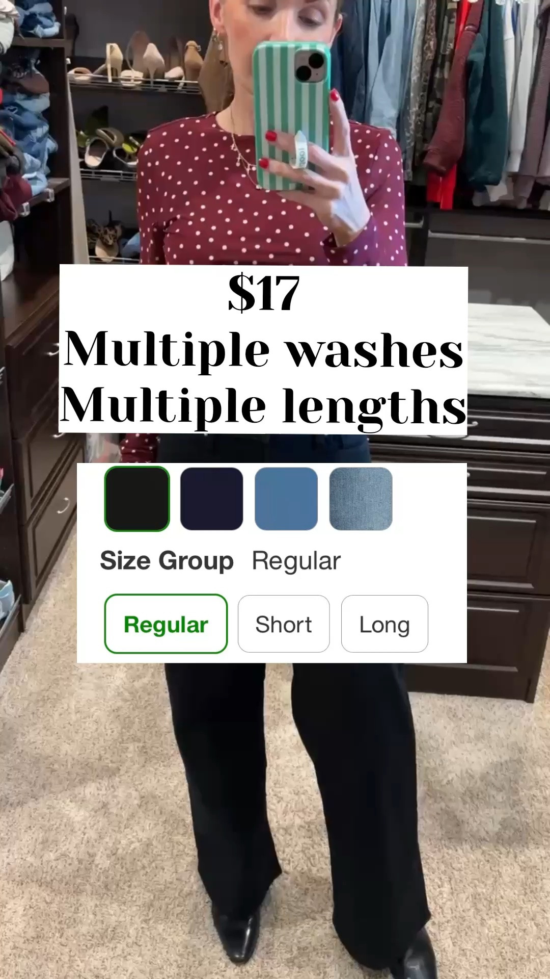 @Target pants
I wear a 4 Long 
Multiple washes and lengths