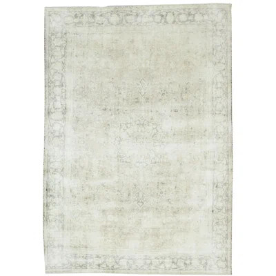 Judi One-of-a-Kind 7'4" x 10'6" 1960 Area Rug in Muted Beige | Wayfair North America