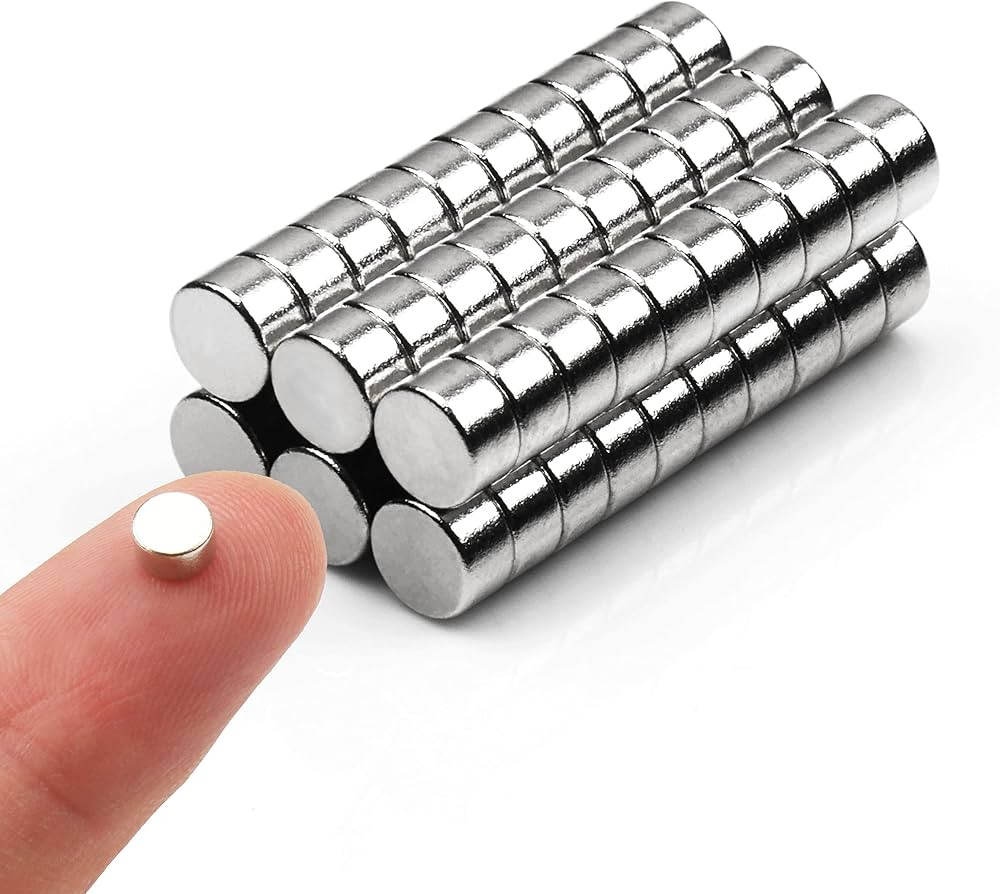 60pcs Small Magnets,Round for Refrigerator , Cylinder, Fridge , Office , Whiteboard , Durable Lit... | Amazon (US)