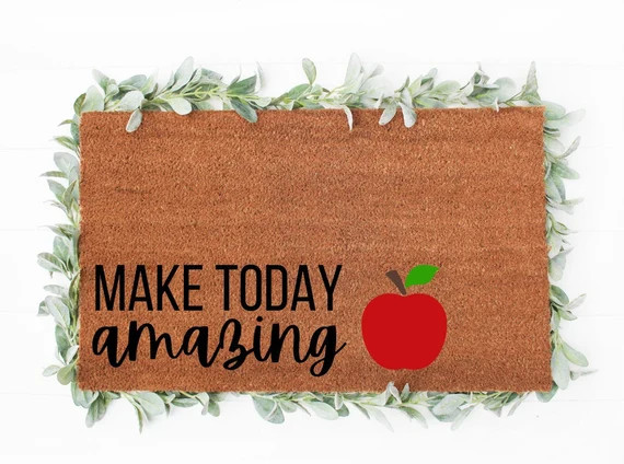 Make Today Amazing Doormat  Teacher Decor  Classroom Doormat - Etsy | Etsy (US)