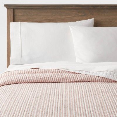 Reversible Cotton Stripe Quilt - Threshold™ | Target