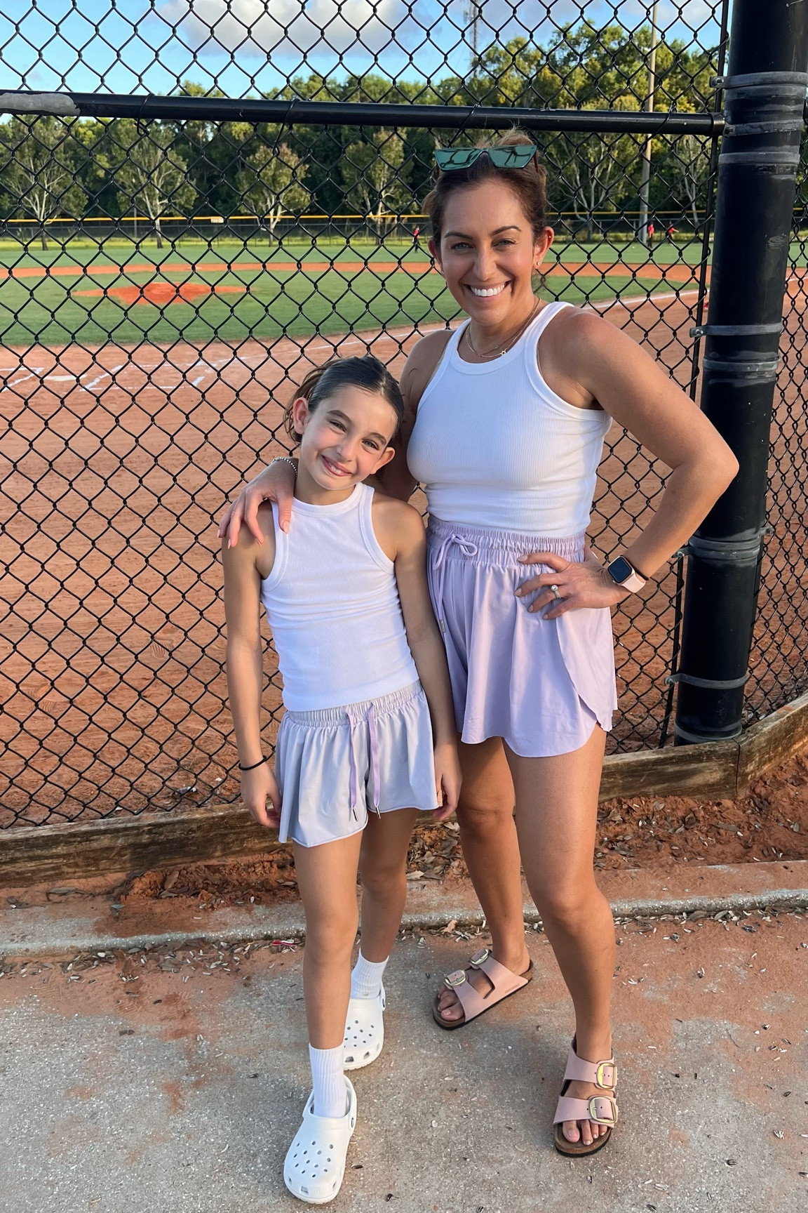 Twinning with my little lady on fall baseball nights. These pink birks are all the rage and on deep sale! I got a 6 narrow. 

#LTKSaleAlert #LTKFamily #LTKKids