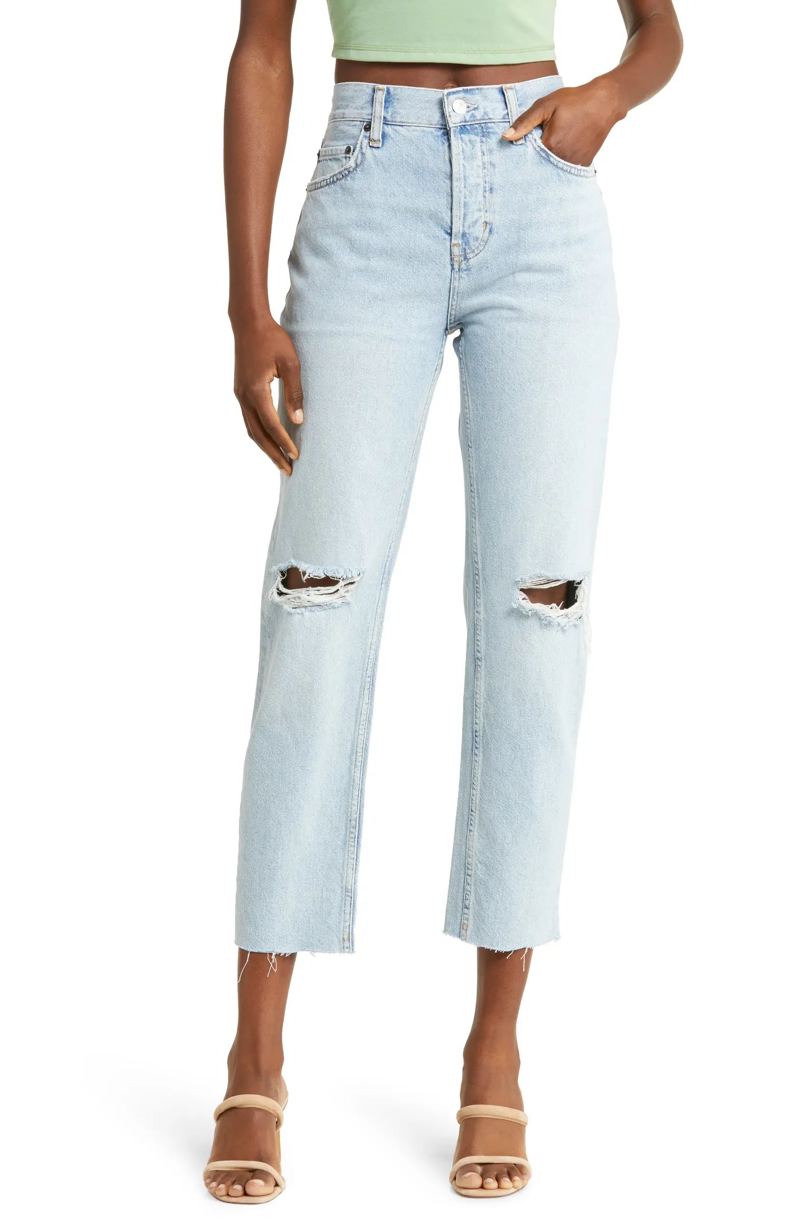 The Atwater Ripped Relaxed Straight Leg Jeans | Nordstrom