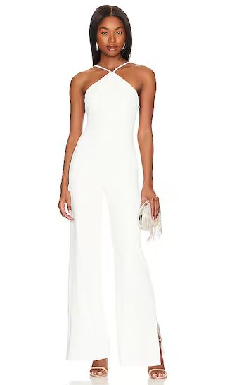 Gianni Jumpsuit in White | Revolve Clothing (Global)