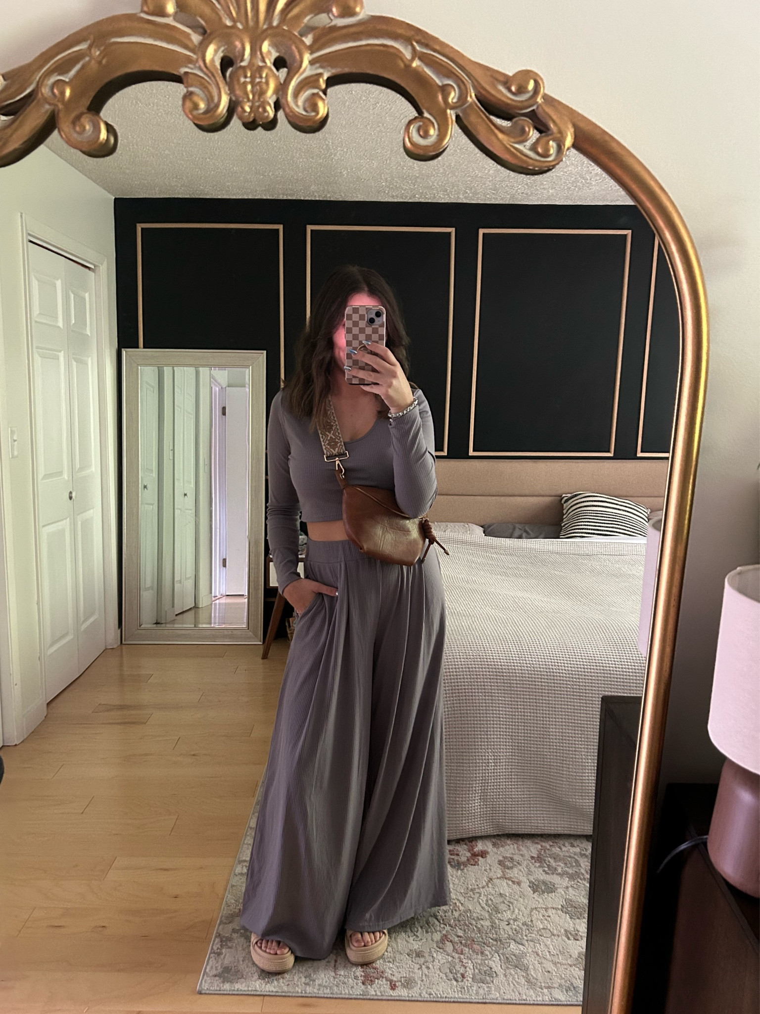 Perfect Amazon set, flattering and fun for transitioning to Spring 

Two piece set, long sleeve, wide leg flowy pants - perfect for travel, running errands, coffee date, etc. Soo put-together and comfy! 

#LTKTravel #LTKFindsUnder50 #LTKStyleTip