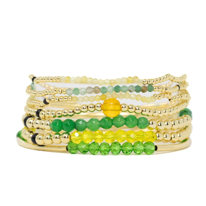Green + Yellow Spirit Stack | Allie + Bess
