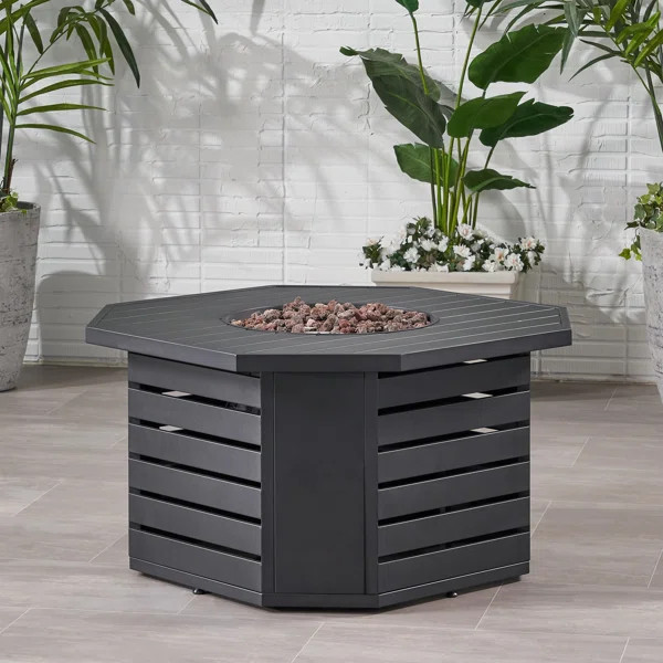 Fernon Iron Propane Fire Pit | Wayfair North America