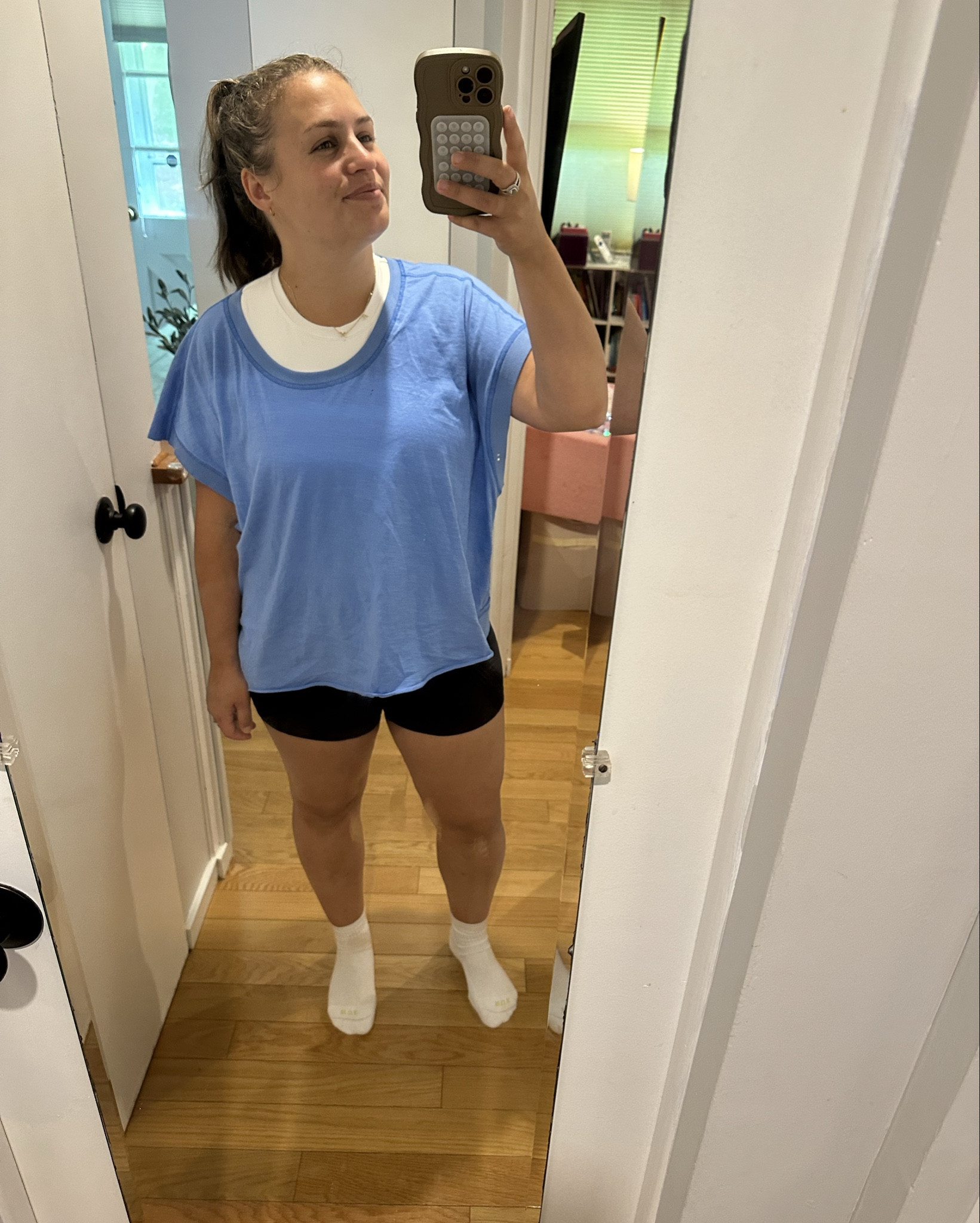 New fav workout shirt! Love the open back 🦋

#LTKFindsUnder50 #LTKSeasonal