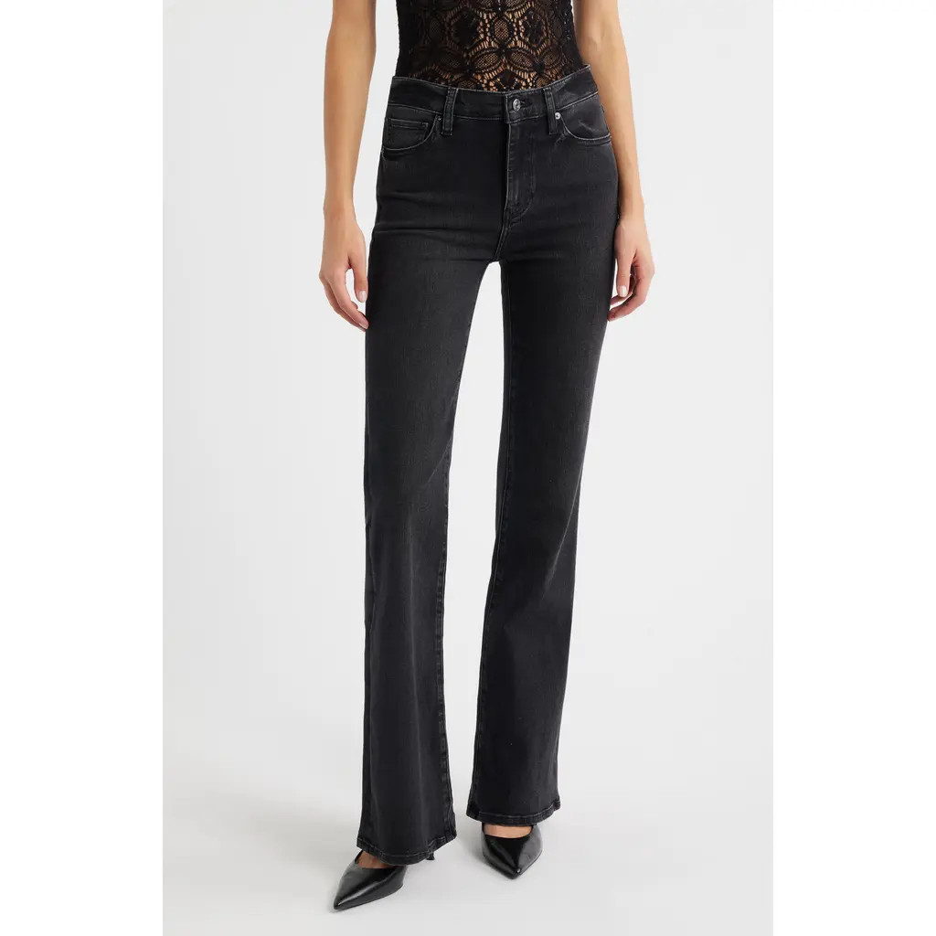 FRAME The Icon Flare Leg Jeans in Meteor at Nordstrom, Size 34 | Nordstrom