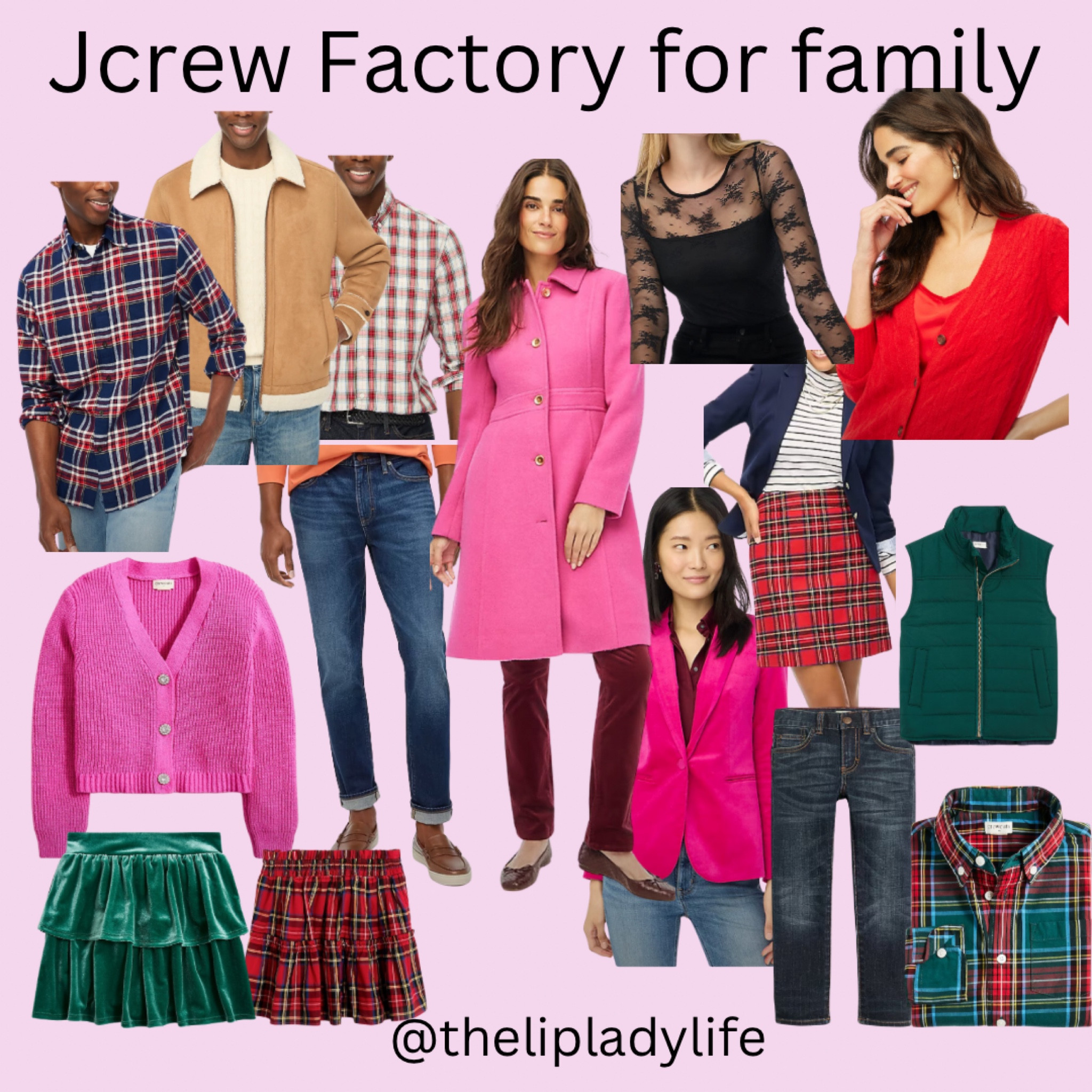 40% off for the family! Plus save an extra 30% when you spend $125+ #christmas #christmaspictures #familychristmas #christmasoutfit #familymatching #christmasplaid #jcrew #jcrewfactory

#LTKFamily #LTKHoliday #LTKFindsUnder100
