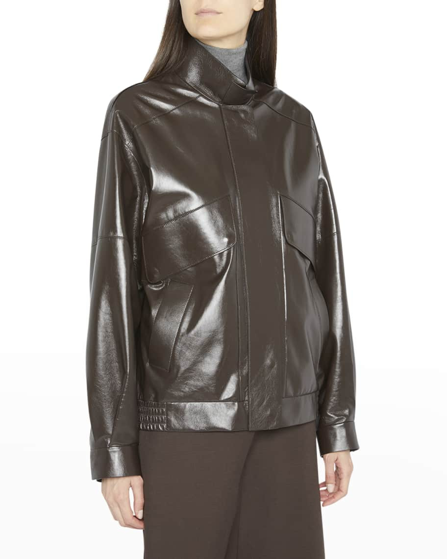 THE ROW Efren Leather Jacket | Neiman Marcus