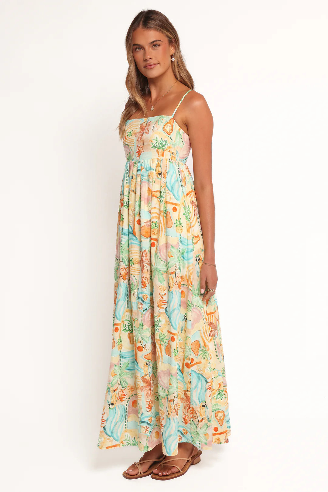 Odessa Maxi Dress - Golden Palm | Petal & Pup (US)
