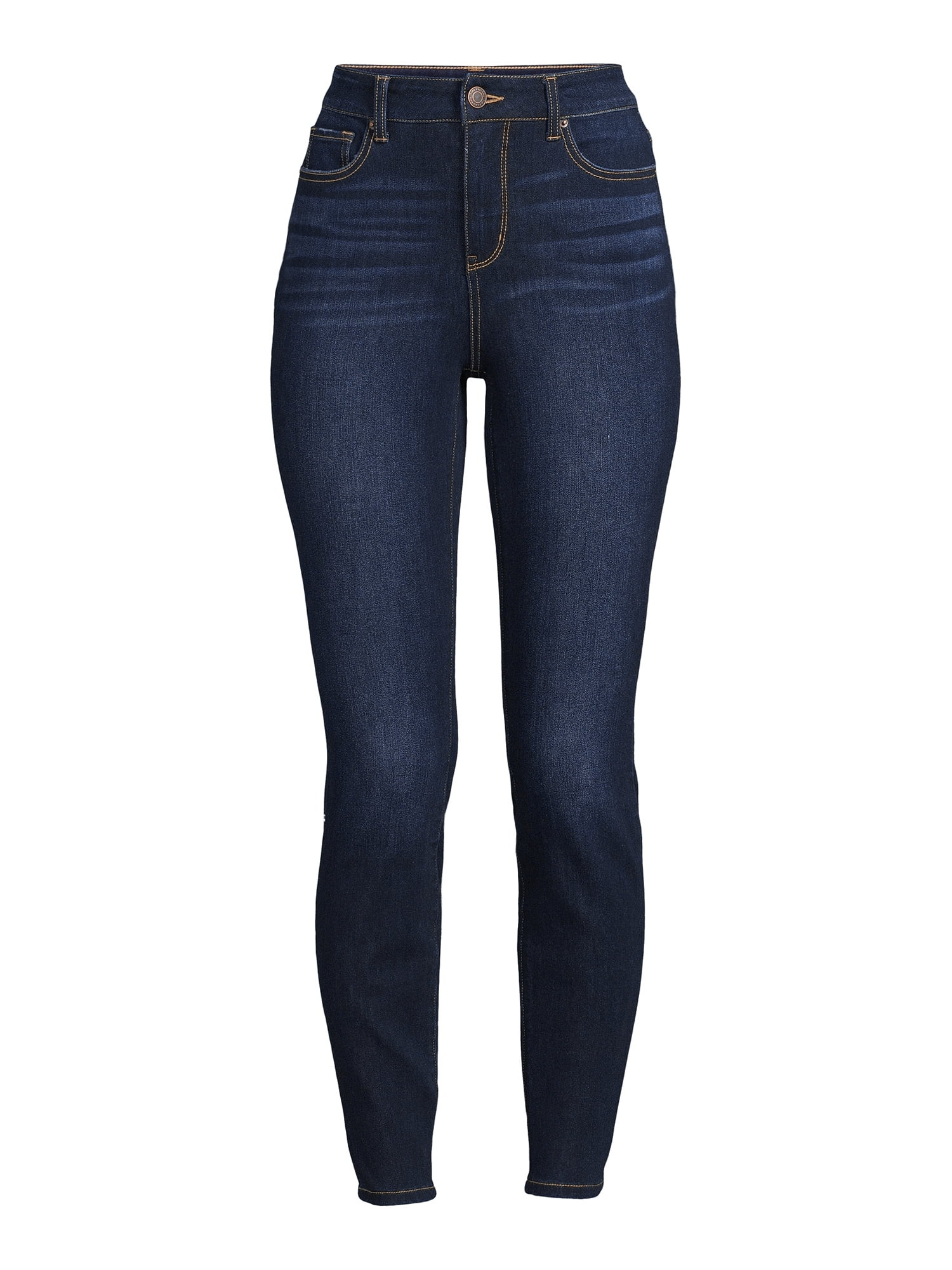 Time and Tru Women's High Rise Skinny Jeans | Walmart (US)