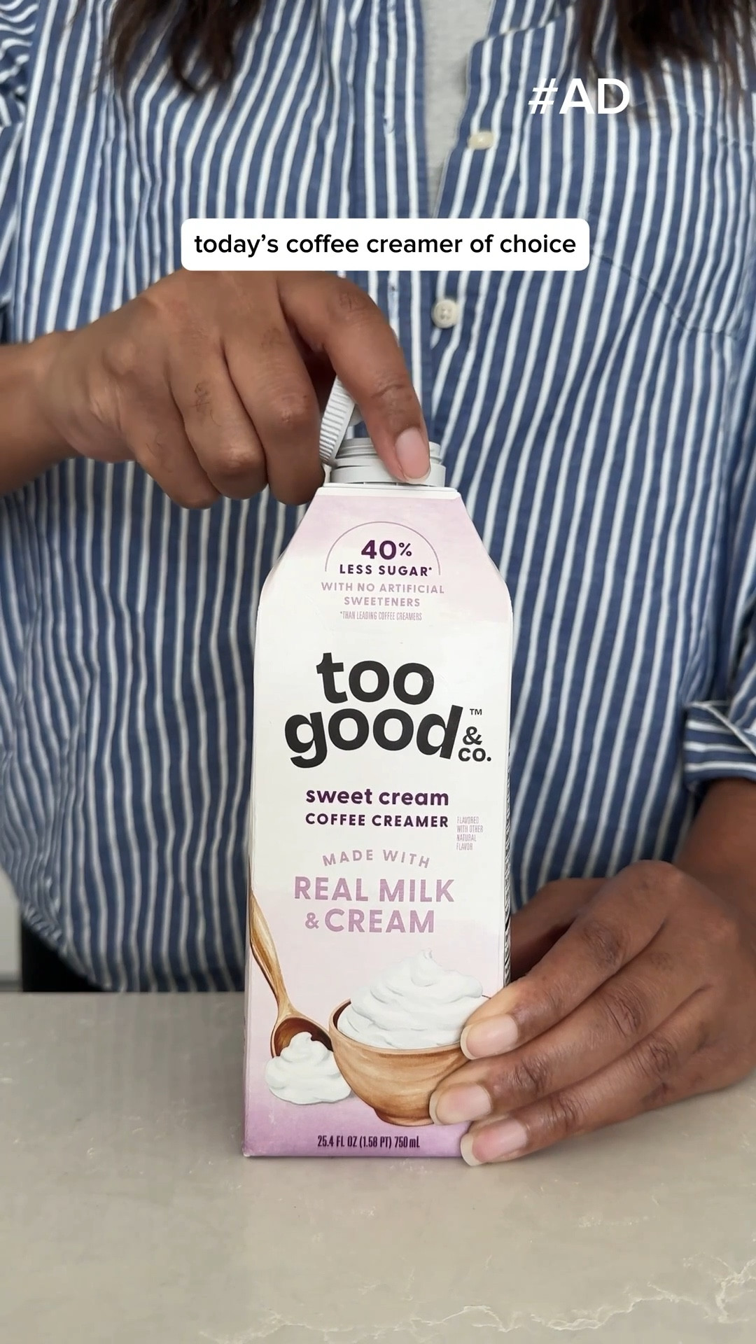 #ad Morning in my life 🤍
 A quick target run, a slow coffee moment, and trying something new.

I picked up Too Good coffee creamers to add to my morning routine, and I’m genuinely so happy I did. @toogoodandco creamers are made with 40% less sugar* and real farm fresh cream and real milk — which makes my coffee feel a little more intentional.

Can’t wait to try the other flavors ✨

*Than leading traditional coffee creamers. Too Good & Co. coffee creamers contain 3g sugar per serving; leading traditional coffee creamers containing 5g of sugar per serving. 

// #TooGoodPartner #TooGoodCreamers #Targetpartner #coffeeroutine #targetfinds

#LTKvlog #LTKmorningroutine
