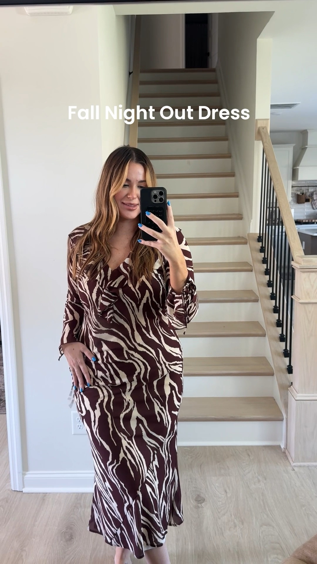 Fashion Pass (order/rental!) 🤎 fall night out brown zebra dress. 

#LTKMidsize
