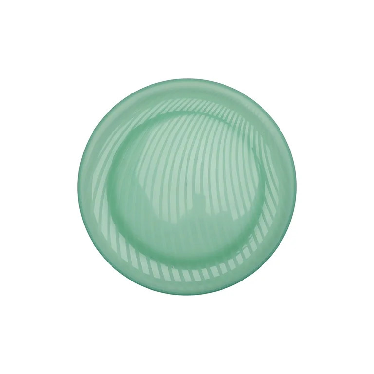 Mainstays - Green Round Plastic Swirl Pattern Plate, 10.5 inch | Walmart (US)