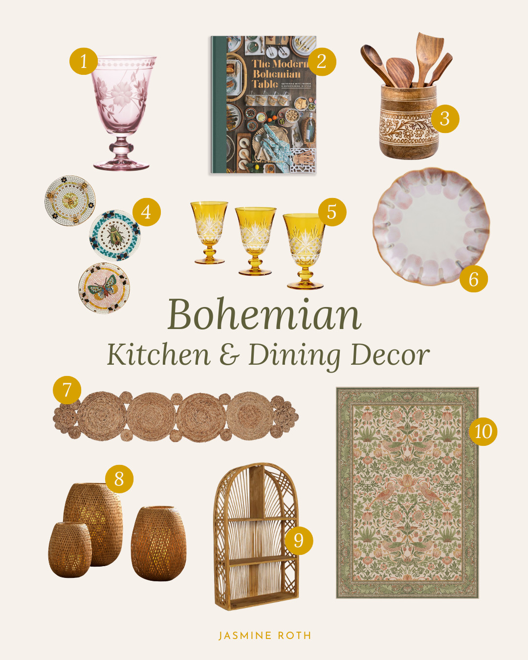Bohemian Kitchen & Dining Decor 

 #LTKSeasonal #LTKHome #LTKStyleTip
