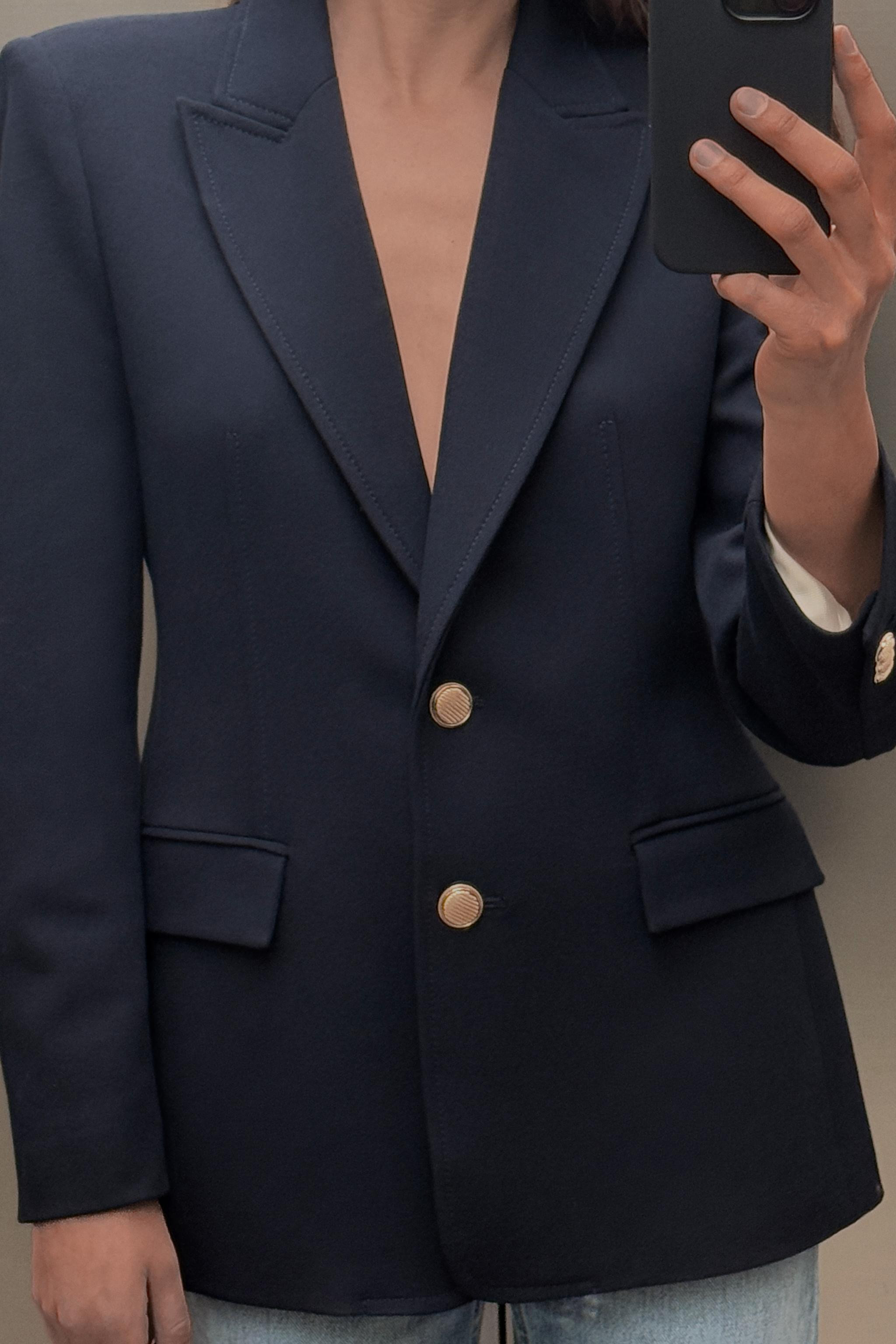 FITTED SHOULDER PAD BLAZER | Zara US