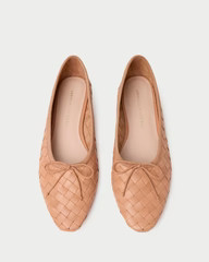Landry Honey Woven Ballet Flat | Loeffler Randall