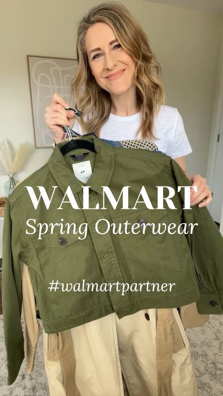 I’m partnering with Walmart to share spring outerwear! #walmartpartner All my looks are head to toe Walmart. Pieces fit true to size; I sized up to medium in the utility jacket and in the trench (would prefer a small in the trench). I’m wearing a small in the denim jacket (you can size up if you plan on layering or want a looser fit). #walmart #walmartfashion #walmartfinds #iywyk 

#LTKfindsunder100 #LTKSeasonal #LTKfindsunder50