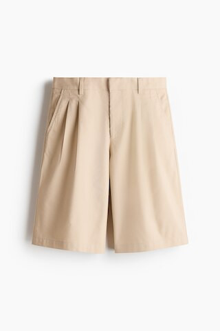 H & M - Loose-Fit Bermuda Shorts - Light Beige | H&M (US + CA)