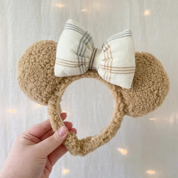 Teddy Bear  Fall Mickey Ears  Duffy Bear Ears | Etsy | Etsy (US)