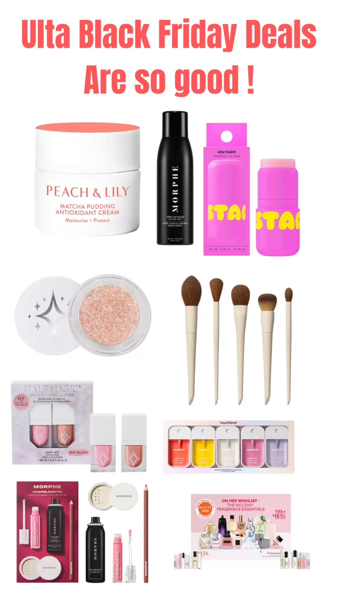 Ulta Friday Deals have begun and there so good ! #ulta #ulta#blackfriday#blackfridaydeals

#LTKGiftGuide #LTKBeauty #LTKCyberWeek