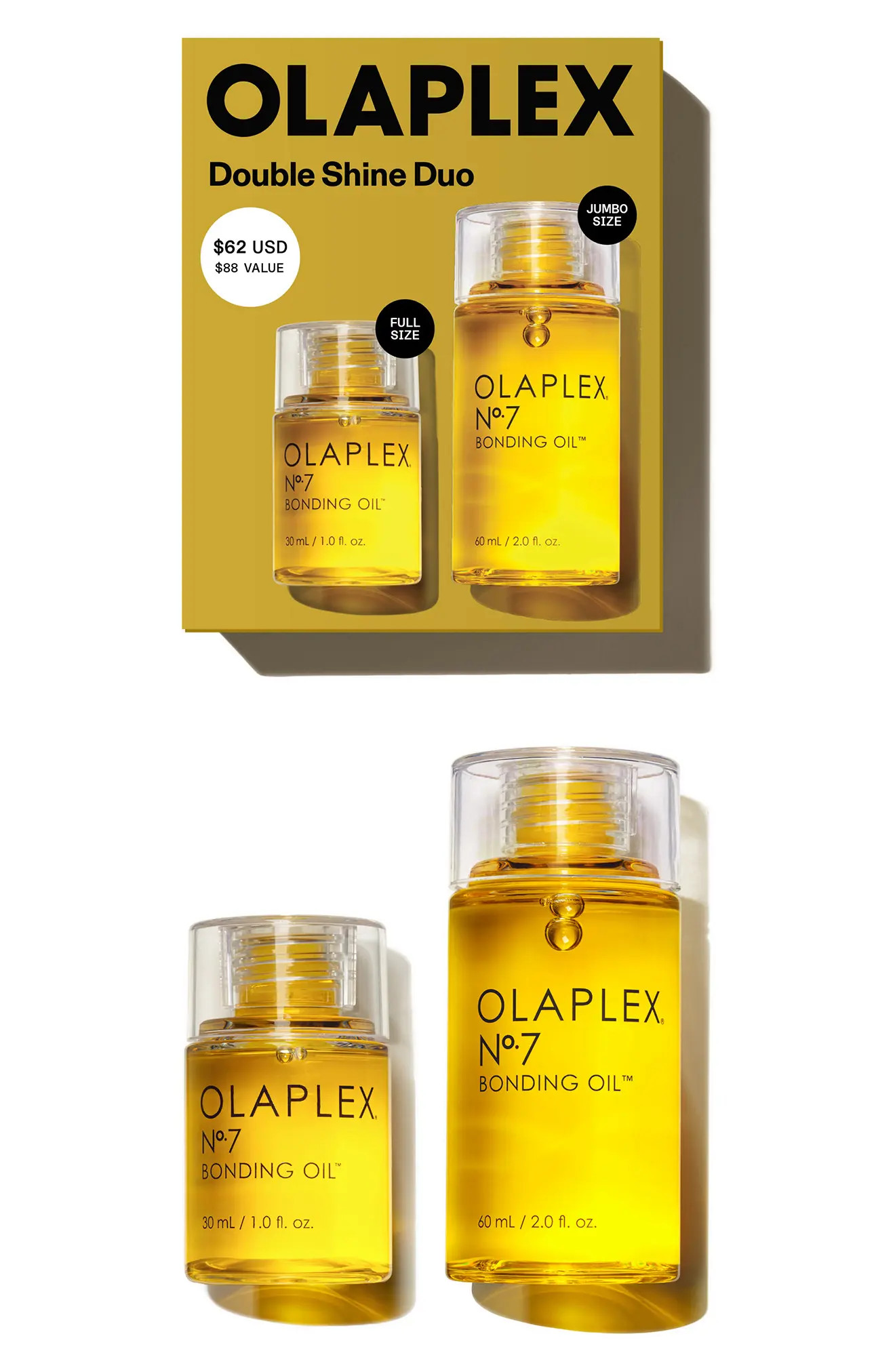 Double Shine N\u00b07 Bonding Oil Duo $88 Value (Women) | Nordstrom | Nordstrom