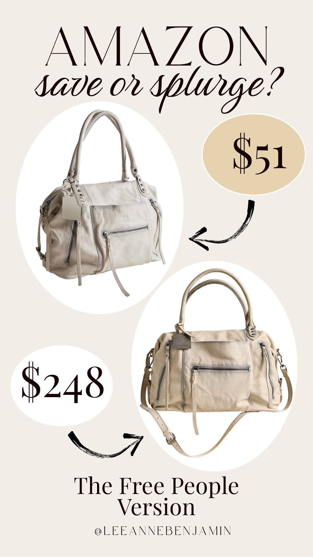 Deal alert! The cutest oversized Free People inspired bag on Amaozn!  

 #LTKootd #LTKOver40 #LTKSaleAlert