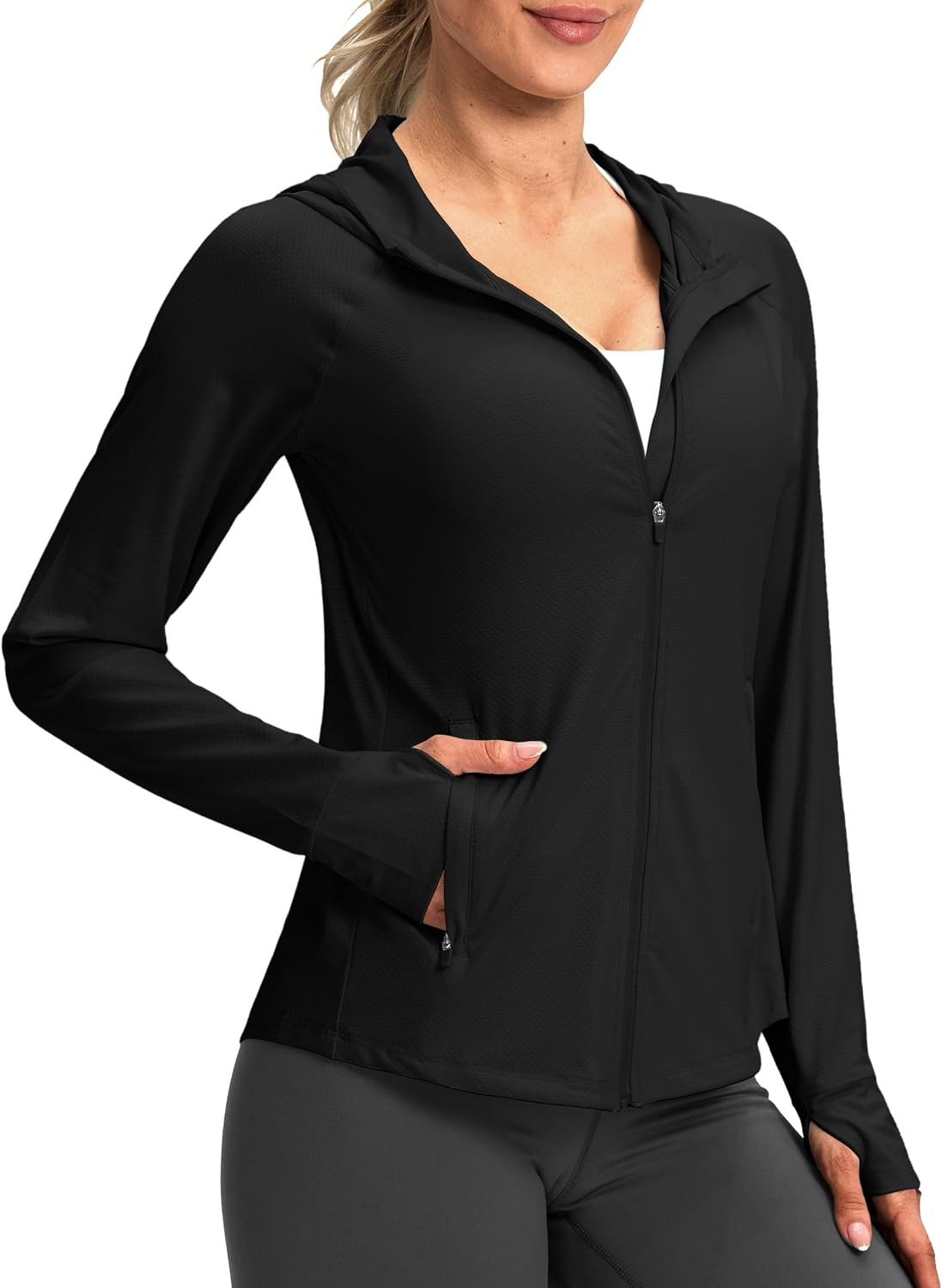 G Gradual Women's UPF50+ Sun Hoodie Jacket Long Sleeve Hiking Fishing Shirt | Amazon (US)