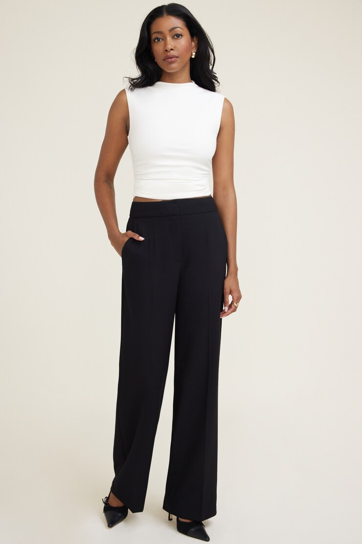 Yasmin Straight Leg Pants | Dynamite Clothing