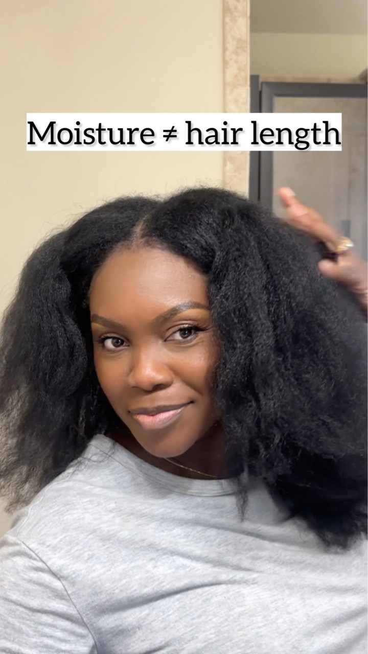 Moisture and strength are non-negotiables for length✨

Once I started paying attention to balancing moisture + protein based on what my hair actually needed, my hair started feeling stronger, healthier, and easier to manage overall ✨

Especially because I occasionally use heat on my hair, learning that balance made a huge difference for me.

And even if you have a routine or schedule, there should always be room to reevaluate what your hair needs along the way.

If your hair constantly feels overly soft, weak, breaks easily, lacks elasticity, or seems dry again shortly after moisturizing… you may need a better balance of moisture & protein use in your products. 

Length retention can also be affected by multiple things, so one routine doesn’t fit all but learning to better understand your own hair will get you to length goals Alot faster 💫

It all starts with understanding what your hair needs first. 

And if you need help building a routine for strength & moisture, I’ve got you! 💕 

#naturalhaircare #lengthretention #kinkyhair #longnaturalhair #naturalhairtips