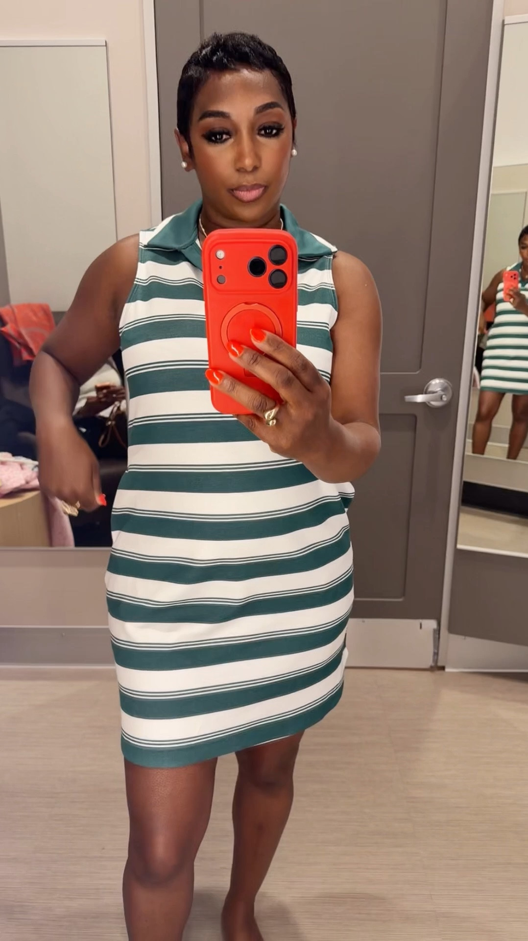 This striped dress is giving country club casual with a side of “yes, I’ll take the patio seating.” 💚⛳️

 Comfortable enough for errands. Cute enough for compliments from strangers at Target.

#TargetStyle #TargetFashion #StripedDress #SummerOOTD #CasualChic #EverydayLuxury #TargetFinds #FashionReel #StyledByAshleyJ #EasyStyle


#LTKBeauty #LTKTravel #LTKootd