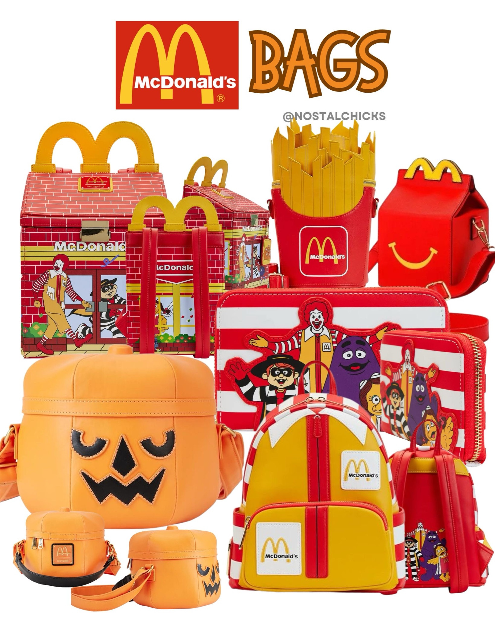 McDonald’s bags 
#mcdonalds #90s #90sstyle
