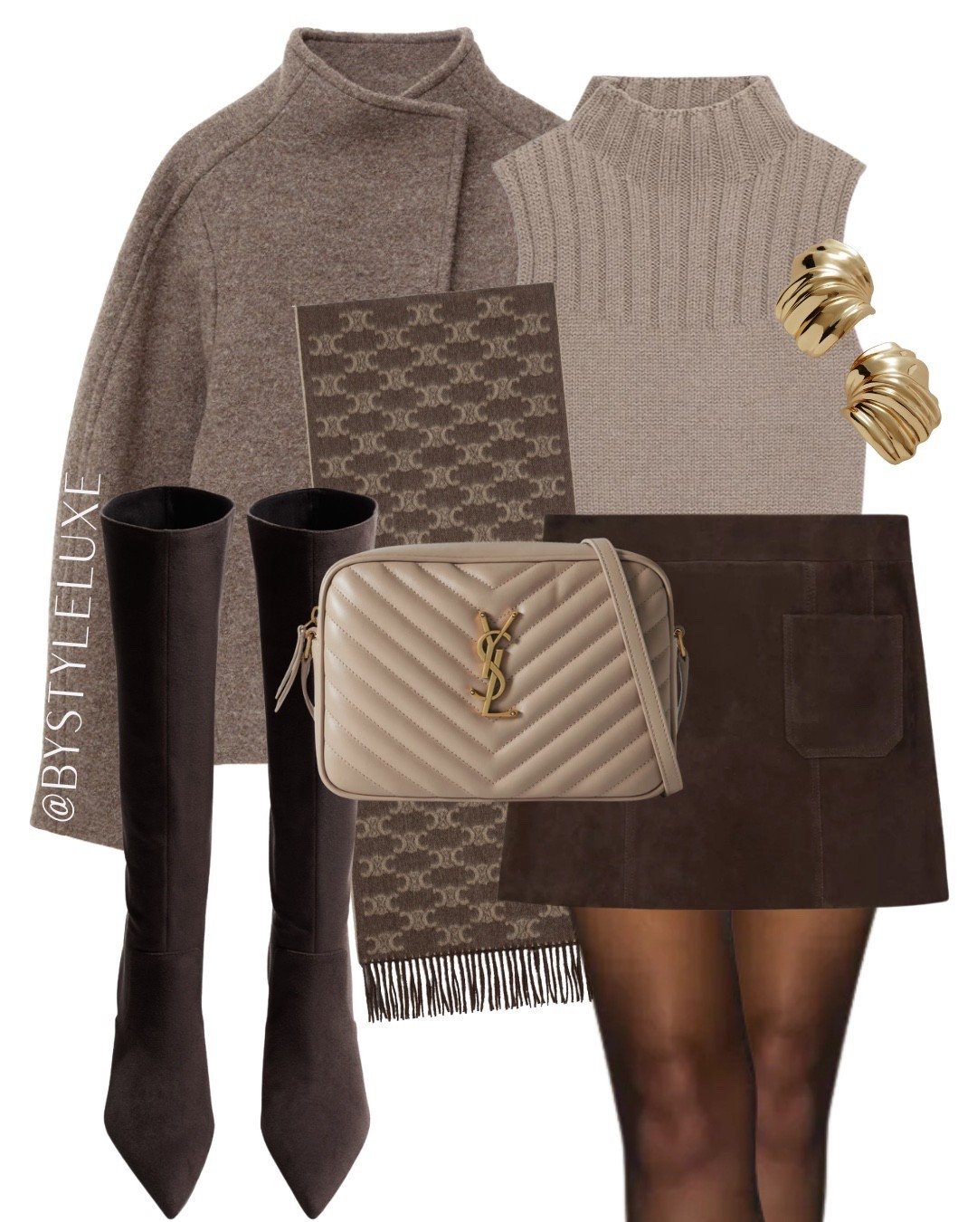 CHOCOLATE BROWN - adore this brown suede skirt with this versatile wool jacket and knee high boots 

#boots #suede #autumnoutfit

#LTKshoes #LTKautumn #LTKdatenight
