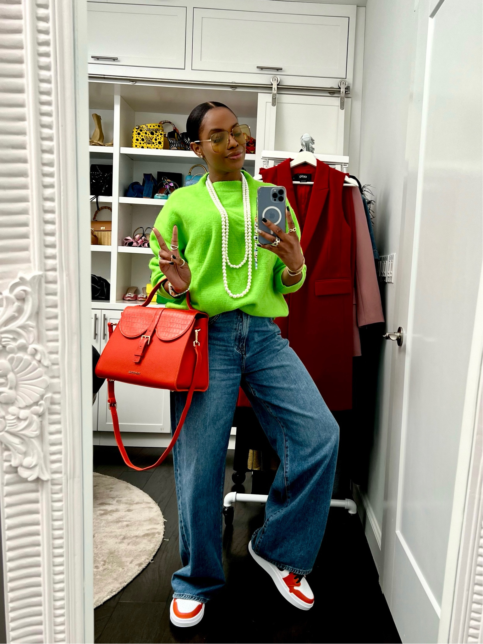 Nothing beats a good pop of color. Today’s outfit is everything and some. Although this lime green sweater is old, I did find some fun options that would do this look justice.

#LTKover40 #LTKstyletip #LTKfindsunder100