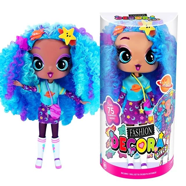 Decora Fashion Girlz 'Celestia' Character 11-inch Poseable Doll: Unleash Your Style & Creativity! | Walmart (US)