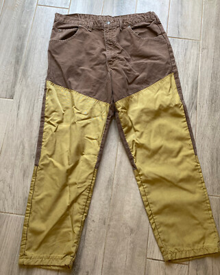 Wrangler Vintage 90s Double Knee Rugged Work Hunting Pants Brown 38x30 Mens flaw  | eBay | eBay US