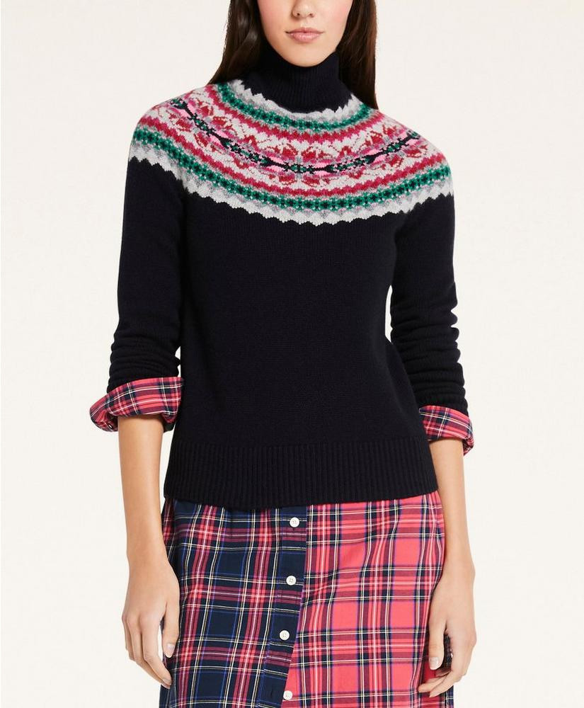 Lambswool Fair Isle Sweater | Brooks Brothers