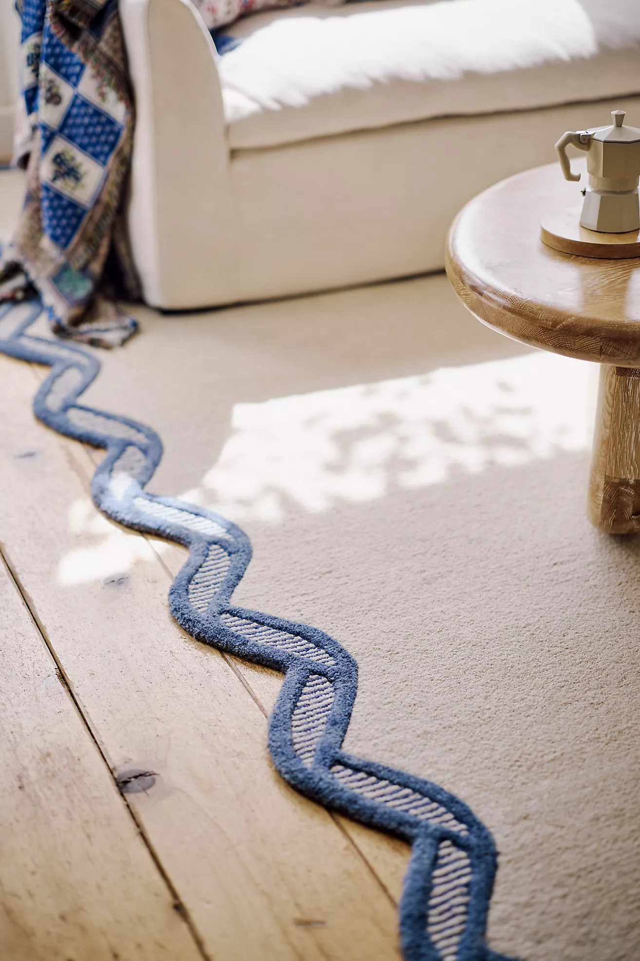 Hand Tufted 100% Wool Scalloped Border Rug | Anthropologie (US)