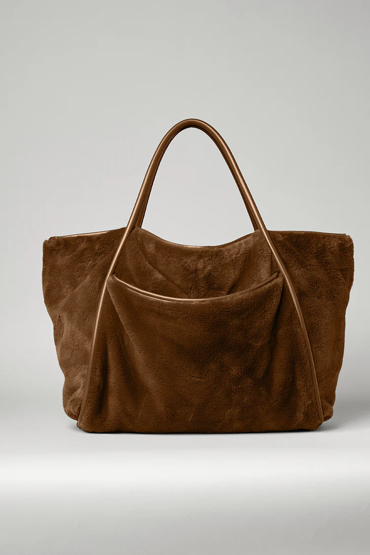 Faux Fur Tote Bag - Chocolate | Alo Yoga (US)