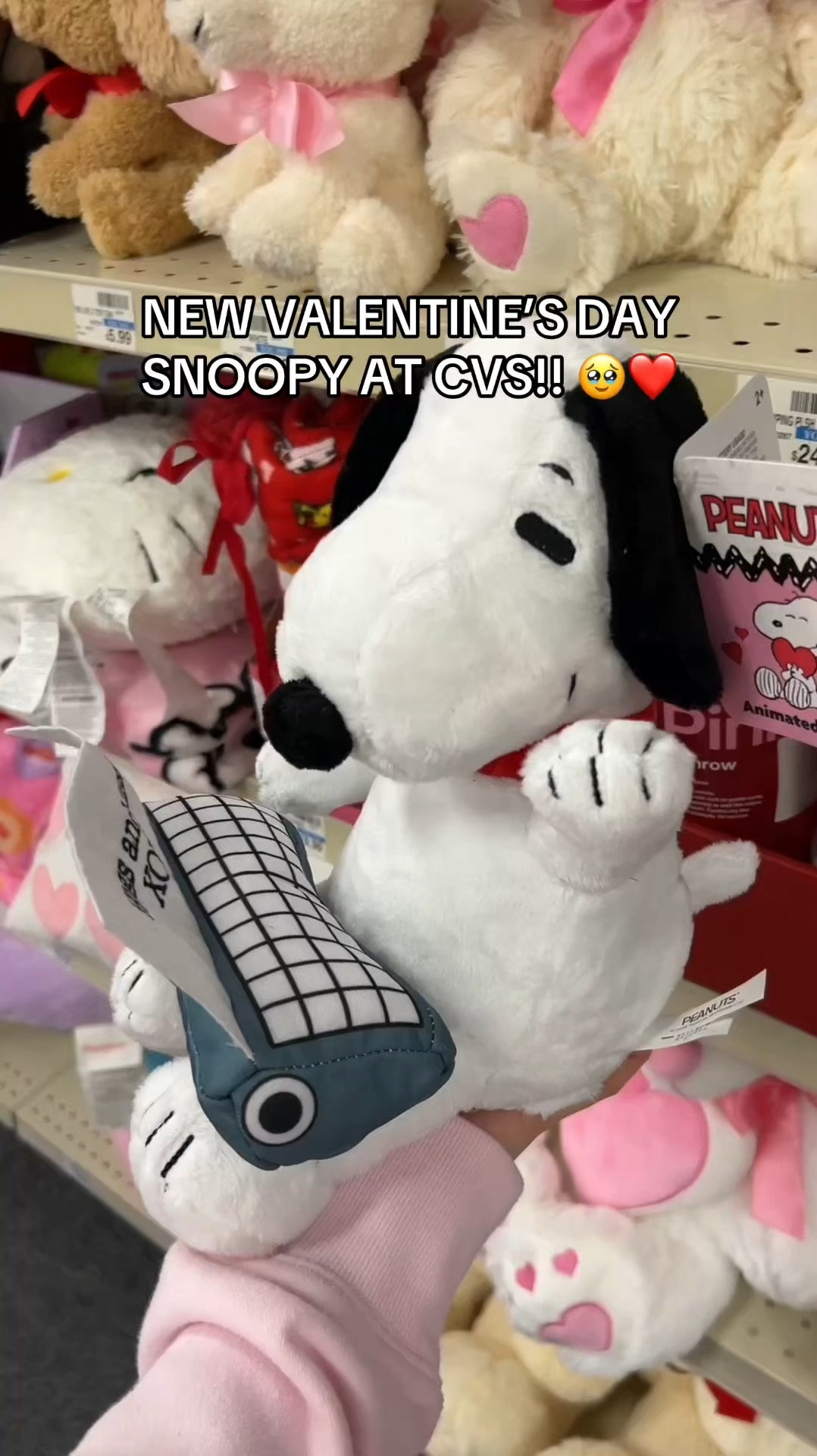 Valentine’s Day finds at CVS! How cute is the Snoopy stuffed animal 🥹💕
 #valentinesday #cvs #vday #vdaygift #valentinesdaygift #stuffedanimal #squishmallows 

#LTKGiftGuide #LTKSeasonal #LTKFamily