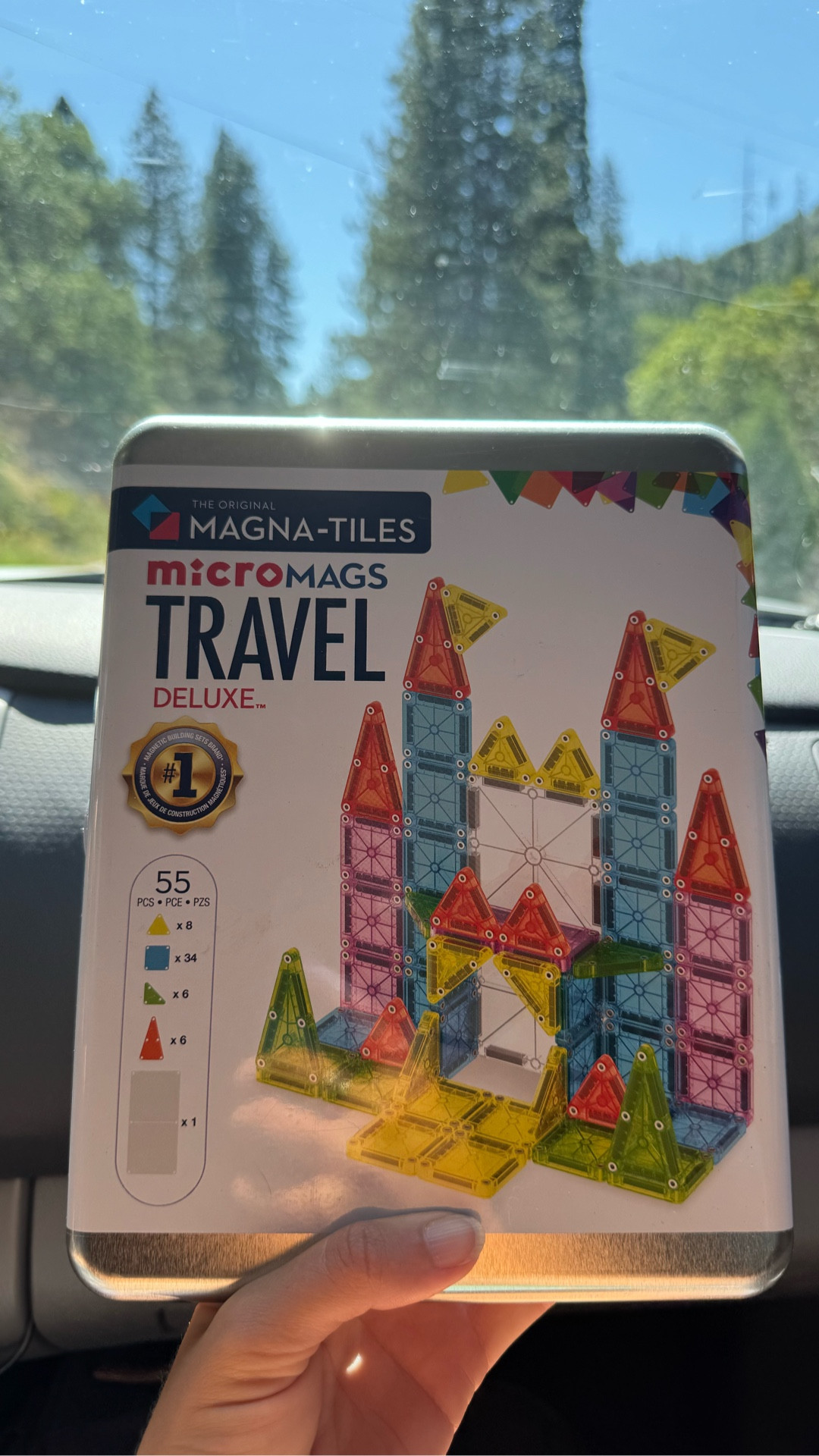 Road trips +microMAGS  = 💯travel win!
These little magnetic wonders kept our son totally locked in on the drive to the mountains.
He loved his build so
much, we had to let it stick around for a few days (literally haha).
Do your kids build & rebuild... or are they “leave it exactly like this forever” types?
•
•
•
#Micromags #RoadTripFun
#KidApproved #TravelToys #STEMPlay #CreativeKids #ParentHack #FamilyTravel #MagneticToys
