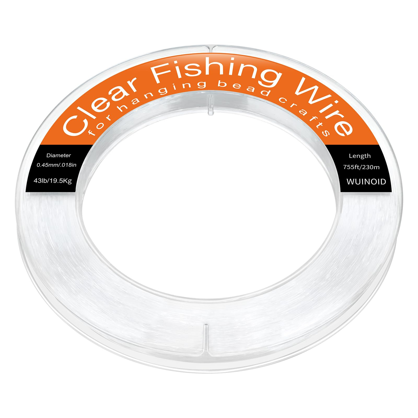 Clear Fishing Line Wire 755 ft, Invisible Monofilament Fishing Line Wire, Nylon String for Hangin... | Amazon (US)