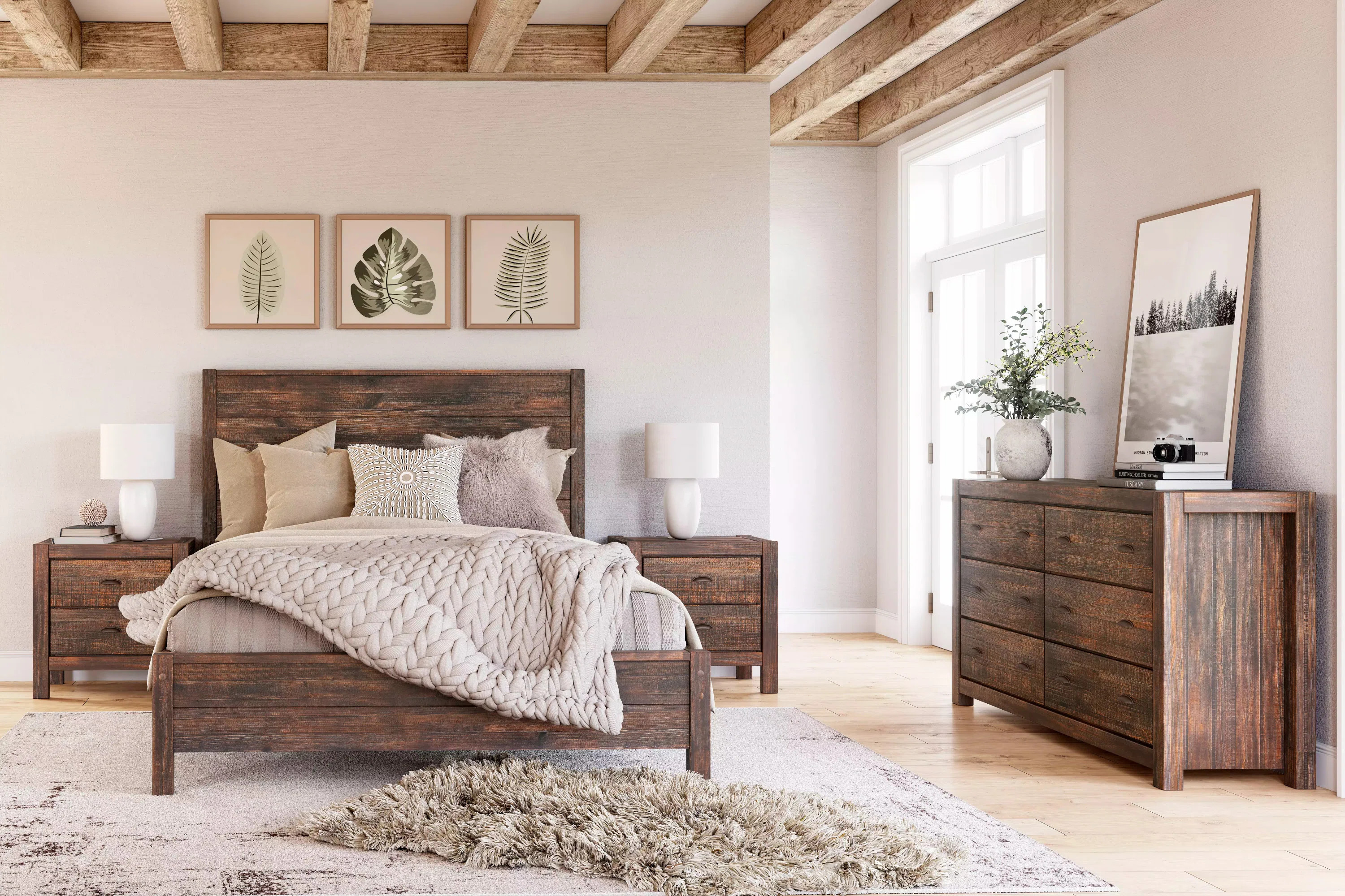 Montauk Solid Wood 4-Piece Bedroom Set | Wayfair North America