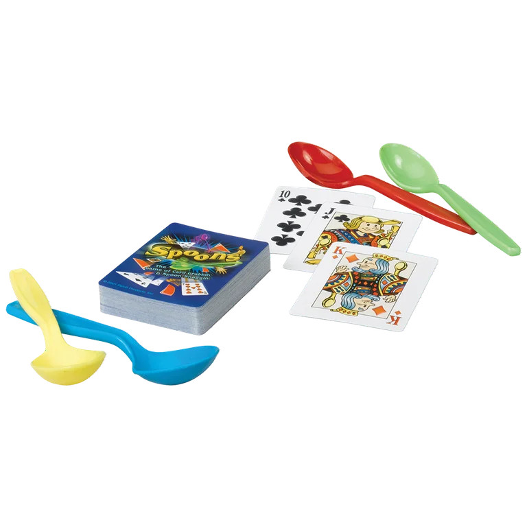 PlayMonster Spoons Card Game for Kids and Adults, 3-5 Multi-Player Card Game, Ages 7+ | Walmart (US)