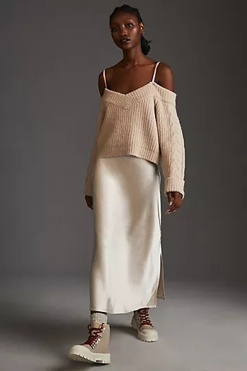Mare Mare Layered Sweater & Slip Dress | Anthropologie (US)
