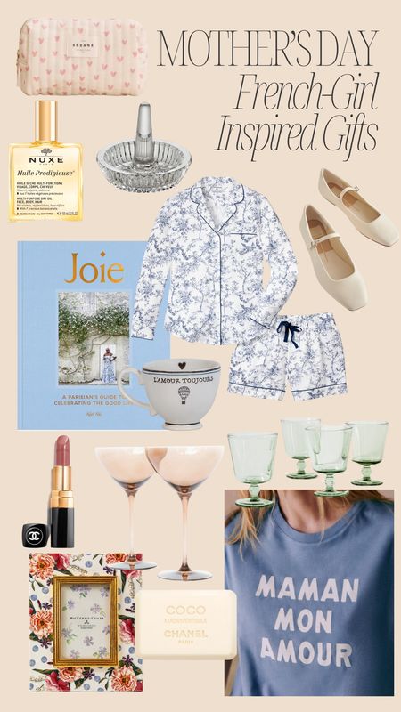 Mother’s Day gift guide, affordable gifts for her, French girl style 