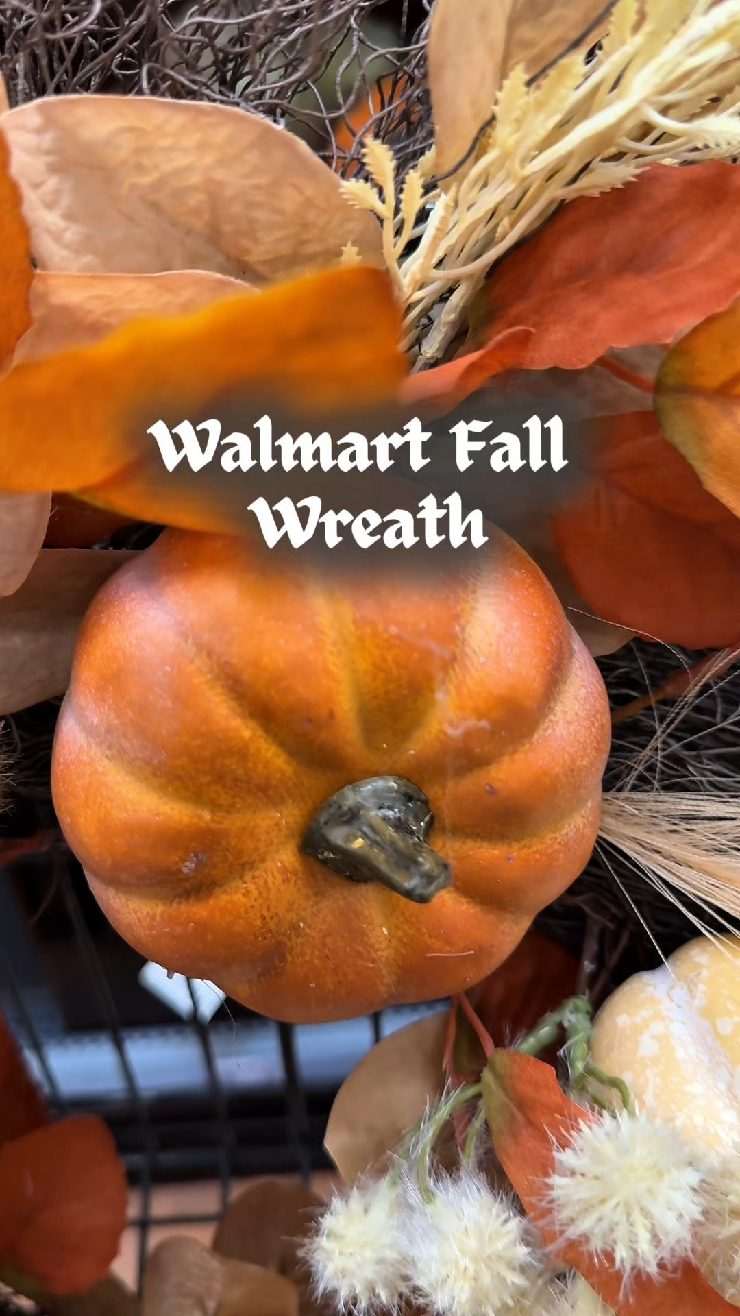 Beautiful fall wreath from Walmart! Pumpkins, faux fall leaves and foliage make this the perfect addition to your front door or fall porch decor. 

#walmarthome #walmartdecor #falldecor #fallwreaths 

Walmart fall wreaths, fall wreaths, front door wreaths, budget wreaths, fall decor, fall decorations 


#LTKHome #LTKFindsUnder50 #LTKSeasonal